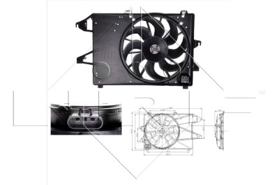 Ventilateur, refroidissement du moteur