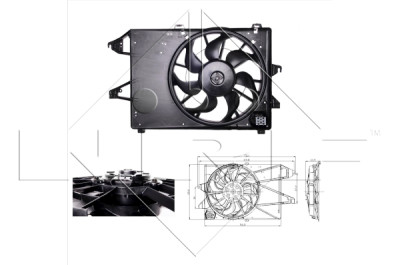 Ventilateur, refroidissement du moteur