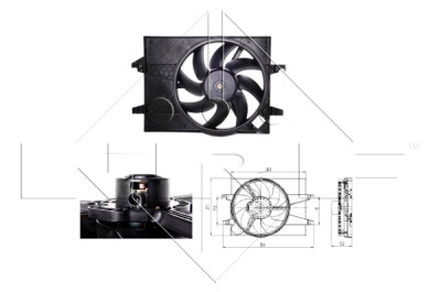 Ventilateur, refroidissement du moteur
