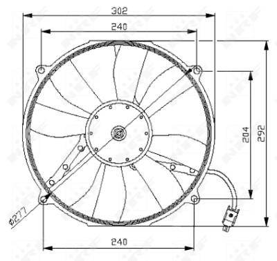 Ventilateur, refroidissement du moteur