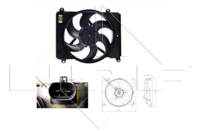 Ventilateur, refroidissement du moteur
