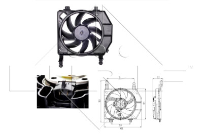 Ventilateur, refroidissement du moteur