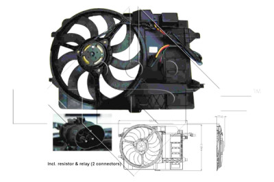 Ventilateur, refroidissement du moteur
