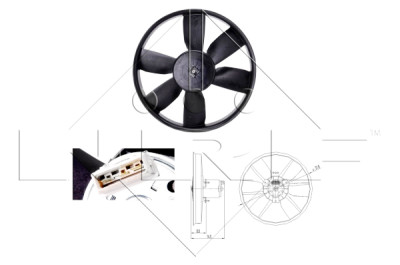 Ventilateur, refroidissement du moteur