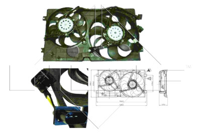 Ventilateur, refroidissement du moteur