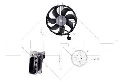 Ventilateur, refroidissement du moteur