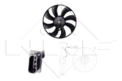Ventilateur, refroidissement du moteur
