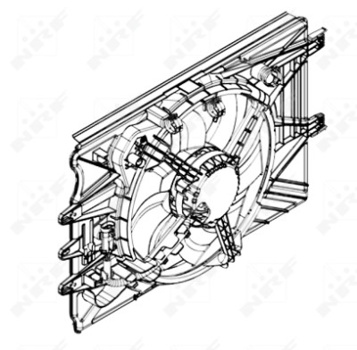 Ventilateur, refroidissement du moteur