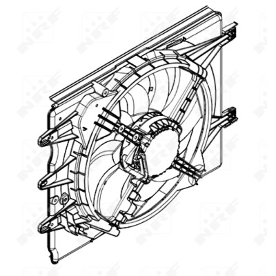 Ventilateur, refroidissement du moteur