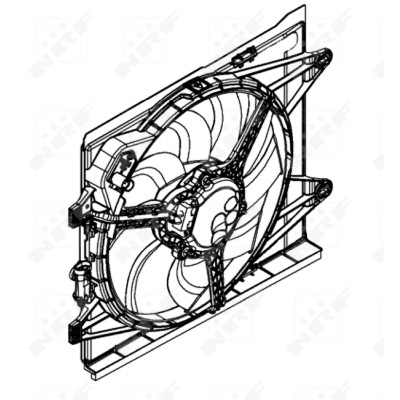 Ventilateur, refroidissement du moteur
