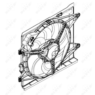 Ventilateur, refroidissement du moteur