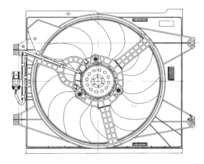 Ventilateur, refroidissement du moteur