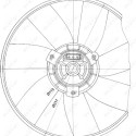 Ventilateur, refroidissement du moteur