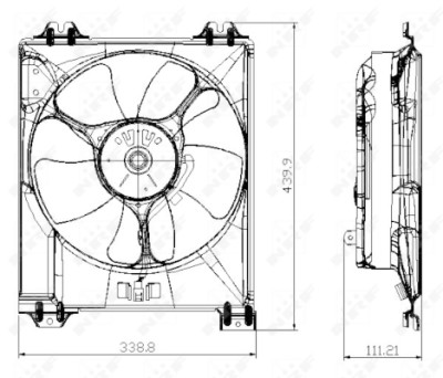 Ventilateur, refroidissement du moteur