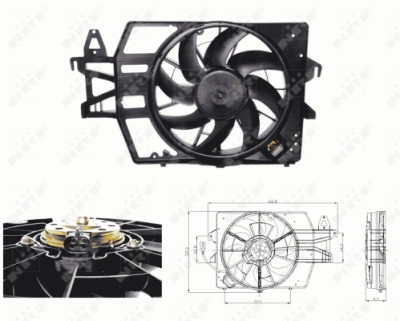Ventilateur, refroidissement du moteur