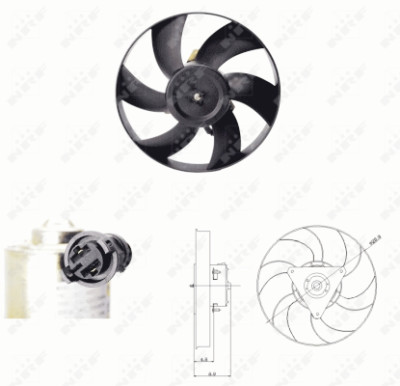 Ventilateur, refroidissement du moteur