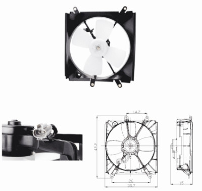 Ventilateur, refroidissement du moteur