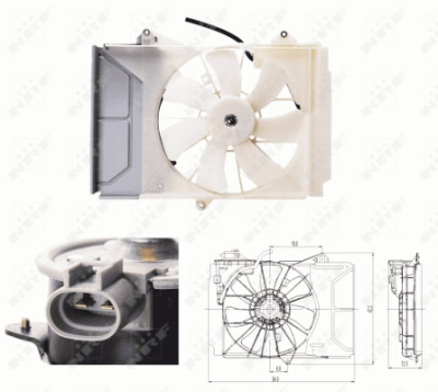 Ventilateur, refroidissement du moteur