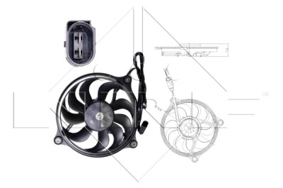 Ventilateur, refroidissement du moteur