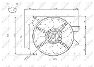 Ventilador, refrigeración del motor