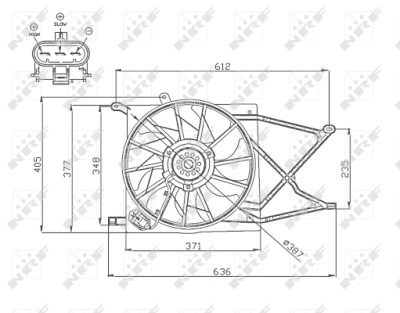Ventilador, refrigeración del motor
