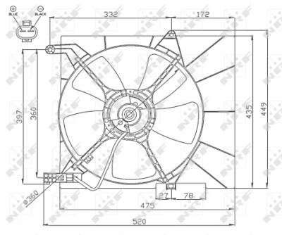 Ventilador, refrigeración del motor