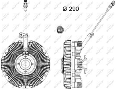 Embrague, ventilador del radiador