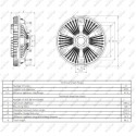 Embrague, ventilador del radiador