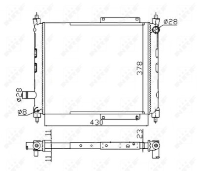 Radiateur, refroidissement du moteur