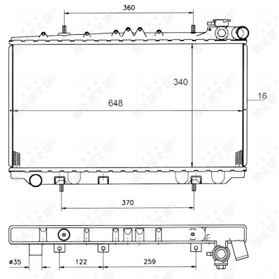 Radiateur, refroidissement du moteur