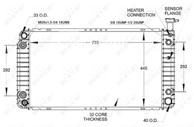 Radiateur, refroidissement du moteur