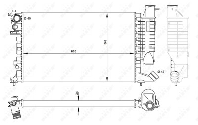 Radiateur, refroidissement du moteur