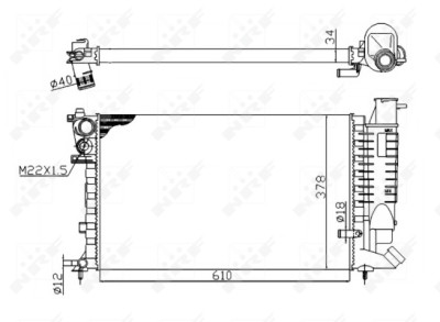 Radiateur, refroidissement du moteur