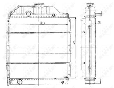 Radiateur, refroidissement du moteur