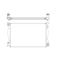 Radiateur, refroidissement du moteur NRF 50597