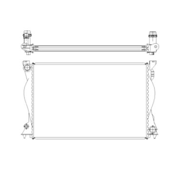 Radiateur, refroidissement du moteur NRF 50597