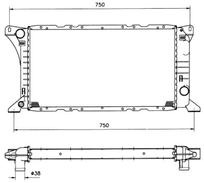 Radiateur, refroidissement du moteur