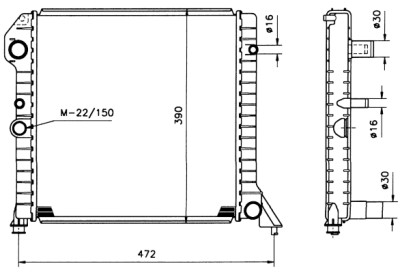 Radiateur, refroidissement du moteur