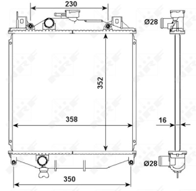 Radiateur, refroidissement du moteur