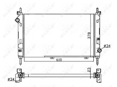 Radiateur, refroidissement du moteur