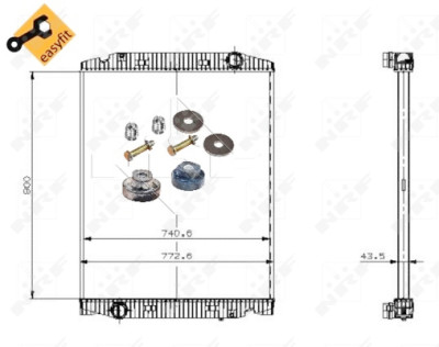 Radiateur, refroidissement du moteur