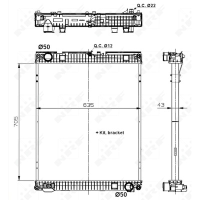 Radiateur, refroidissement du moteur