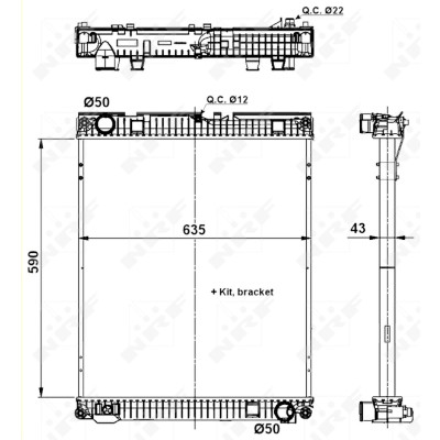 Radiateur, refroidissement du moteur