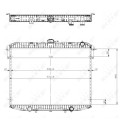 Radiateur, refroidissement du moteur NRF 519533