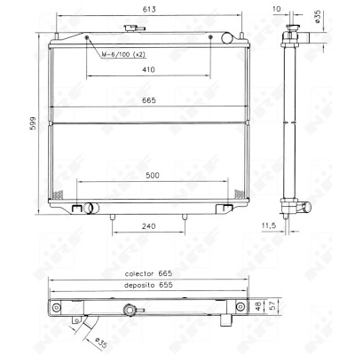 Radiateur, refroidissement du moteur