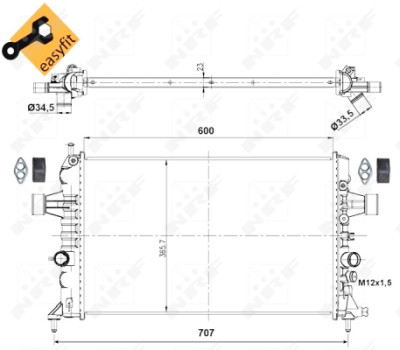 Radiateur, refroidissement du moteur