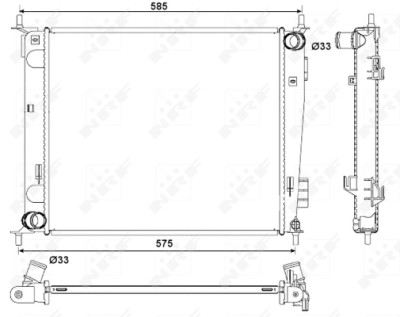 Radiateur, refroidissement du moteur