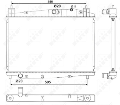 Radiateur, refroidissement du moteur