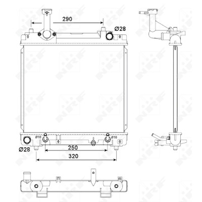 Radiateur, refroidissement du moteur