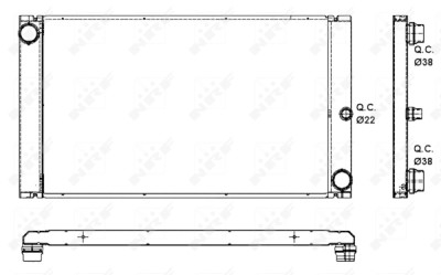 Radiateur, refroidissement du moteur